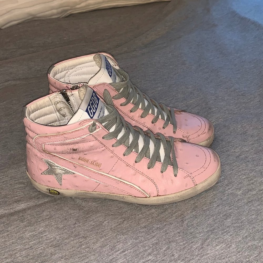 Golden Goose pink high top sneakers - Picture 6 of 16